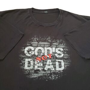 2017 GOD's Not Dead Movie Promo Sz 2XL-3XL Mens Black Double Side T-Shirt